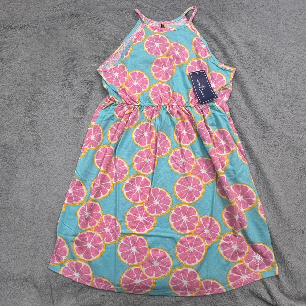 Lauren James NWT Women's Top Size Small Grapefruit Print Spaghetti Straps
